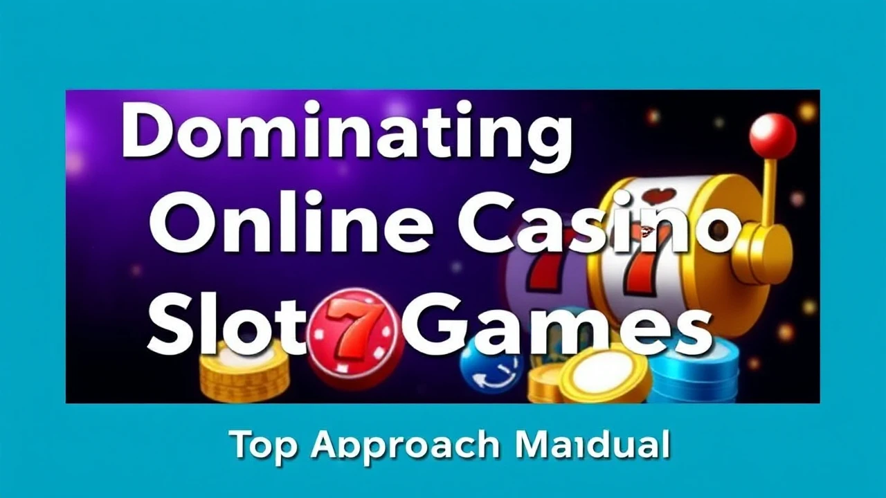 Dominating Online Casino Slot Games: Top Approach Manual
